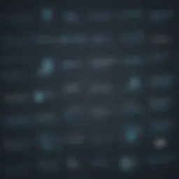 User interface showcasing diverse question types