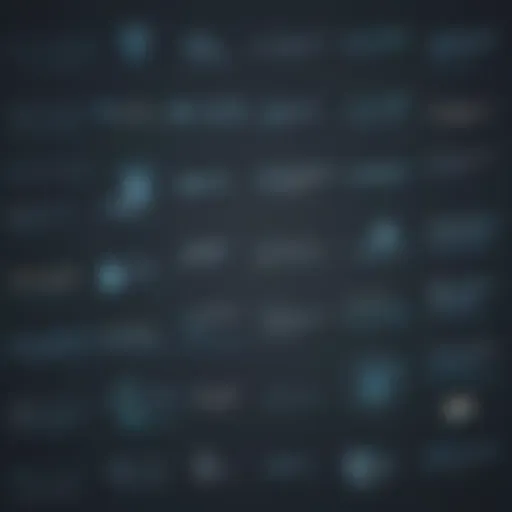 User interface showcasing diverse question types