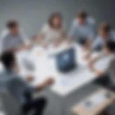 Collaboration Features in Teamwork Team collaboration feature in Teamwork software highlighted